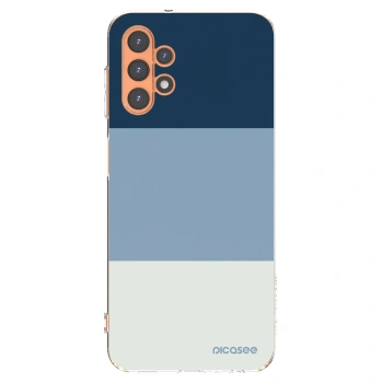 Picasee silikonový průhledný obal pro Samsung Galaxy A13 5G - Coastal Blue
