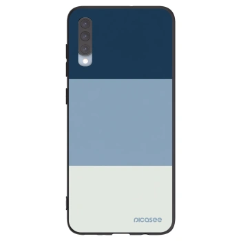 Picasee silikonový černý obal pro Samsung Galaxy A70 A705F - Coastal Blue