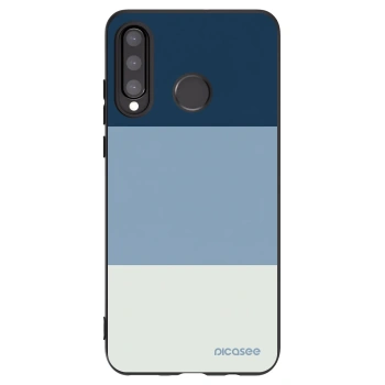 Picasee silikonový černý obal pro Huawei P30 Lite - Coastal Blue