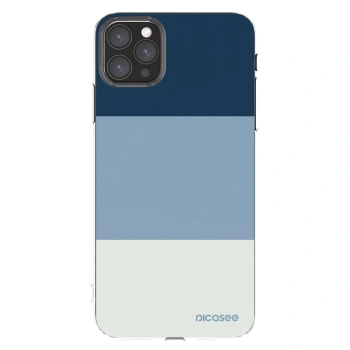 Picasee silikonový průhledný obal pro Apple iPhone 11 Pro Max - Coastal Blue