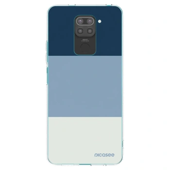 Picasee silikonový černý obal pro Xiaomi Redmi Note 9 - Coastal Blue