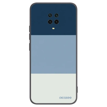 Picasee silikonový černý obal pro Xiaomi Redmi Note 9S - Coastal Blue