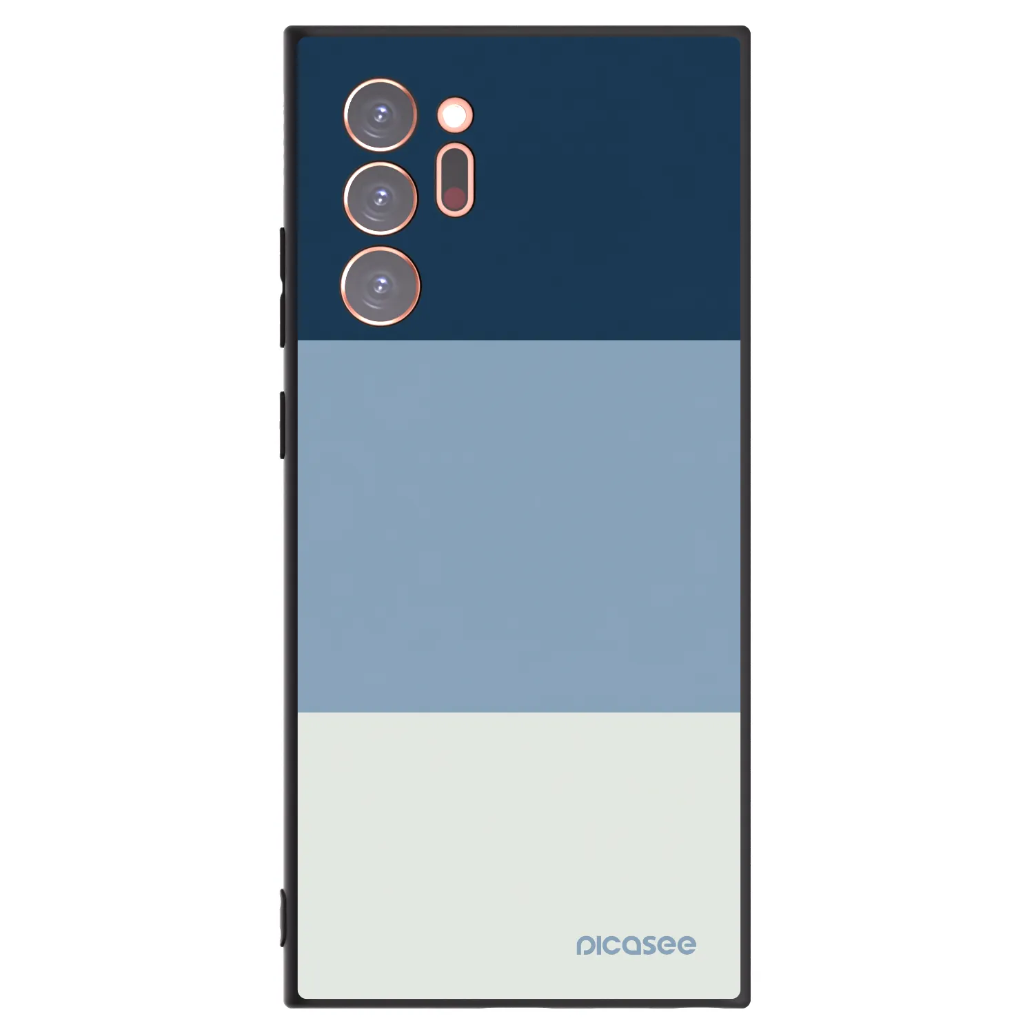 Picasee silikonový černý obal pro Samsung Galaxy Note 20 Ultra - Coastal Blue