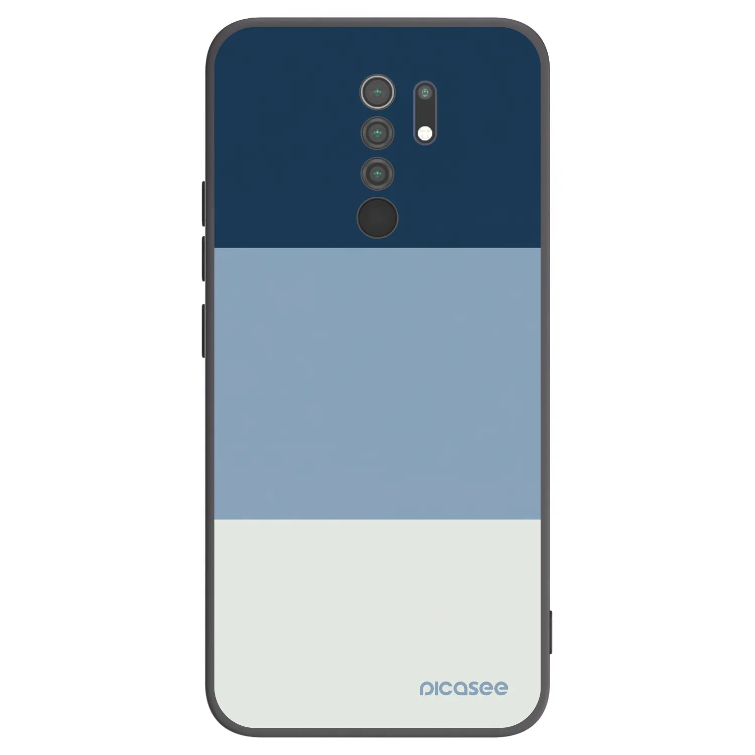 Picasee silikonový černý obal pro Xiaomi Redmi 9 - Coastal Blue