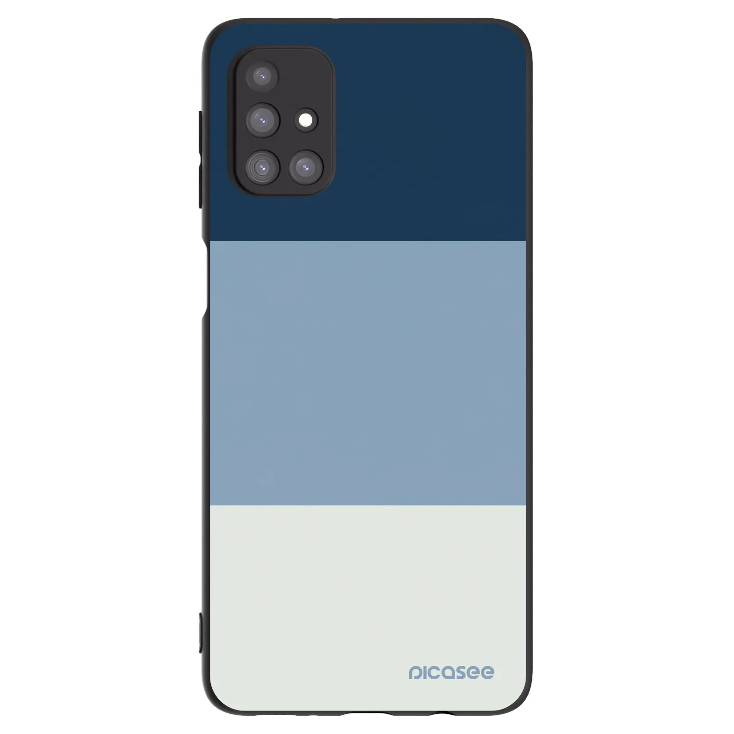 Picasee silikonový černý obal pro Samsung Galaxy M31s - Coastal Blue