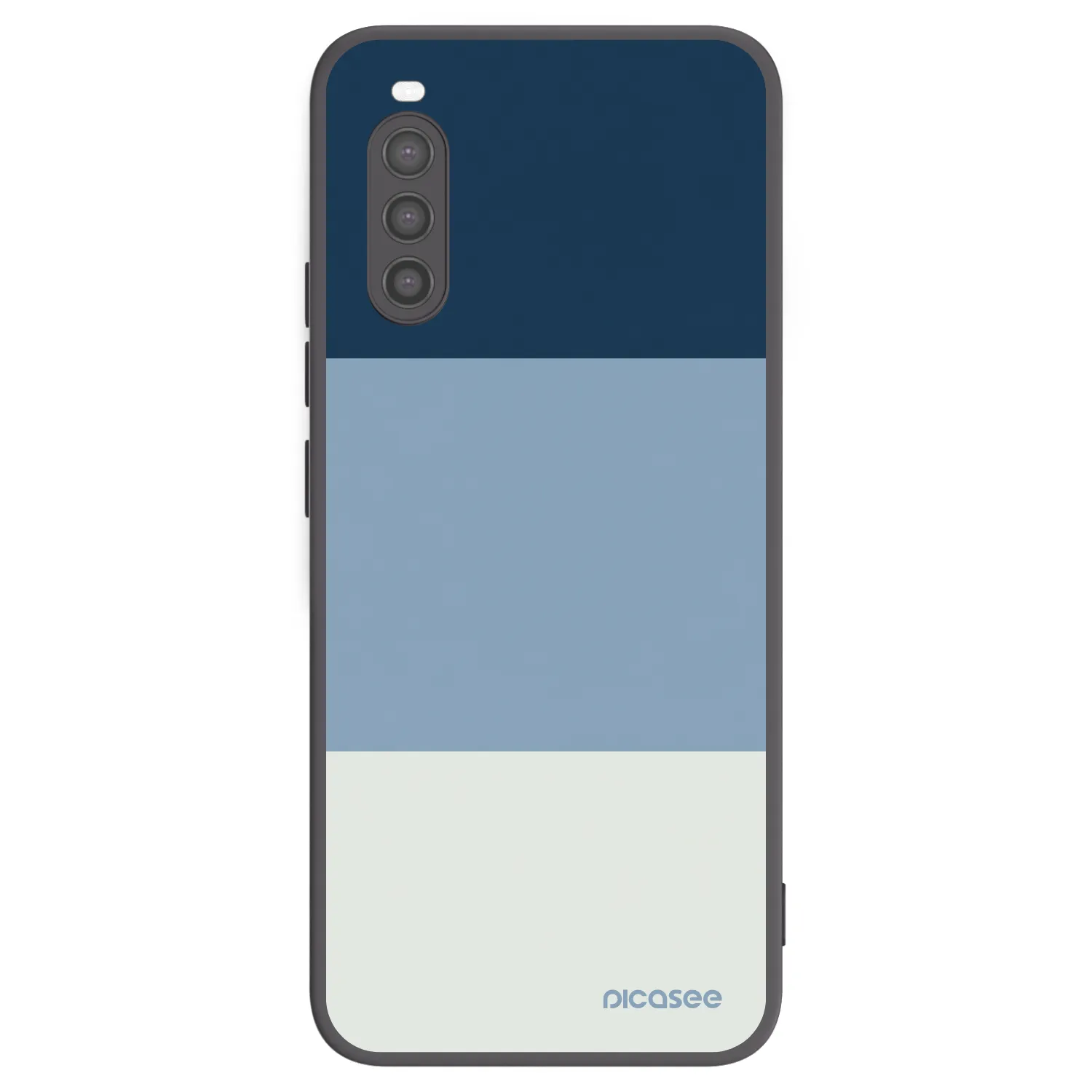 Picasee silikonový černý obal pro Sony Xperia 10 II - Coastal Blue