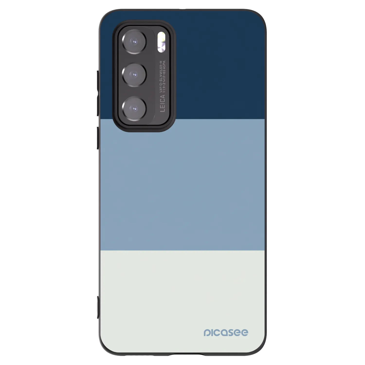 Picasee silikonový černý obal pro Huawei P40 - Coastal Blue