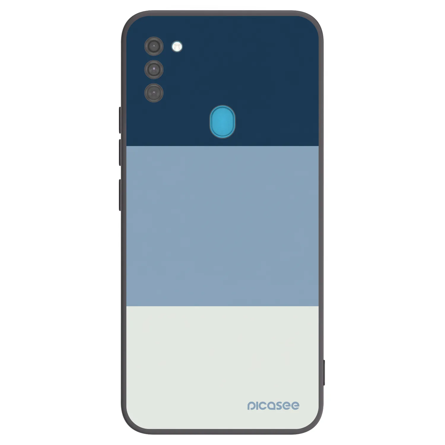 Picasee silikonový černý obal pro Samsung Galaxy M11 - Coastal Blue