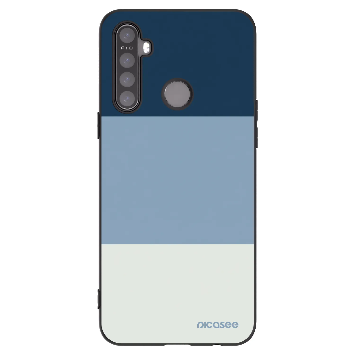 Picasee silikonový černý obal pro Realme 6i - Coastal Blue