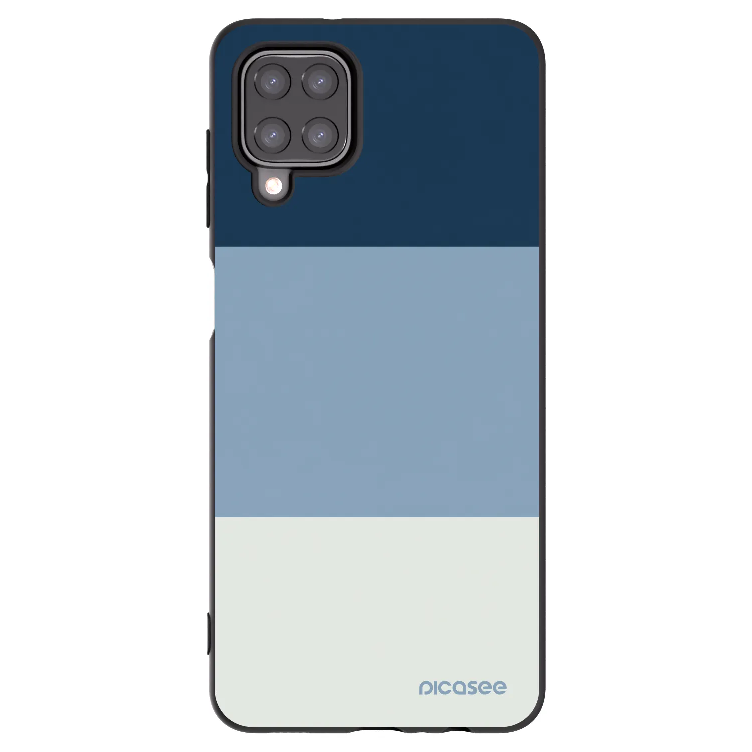 Picasee silikonový černý obal pro Samsung Galaxy A12 A125F - Coastal Blue