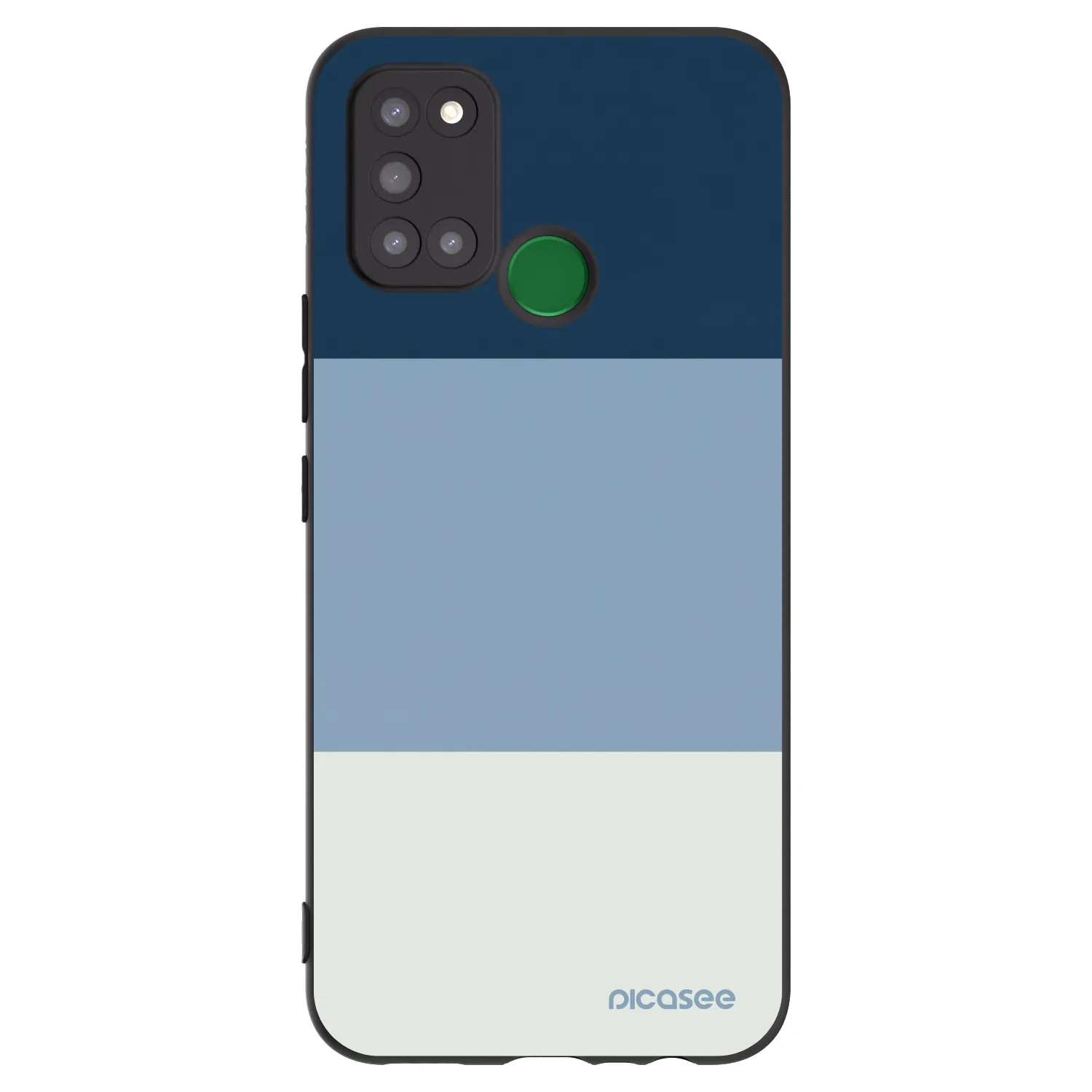 Picasee silikonový černý obal pro Realme 7i - Coastal Blue
