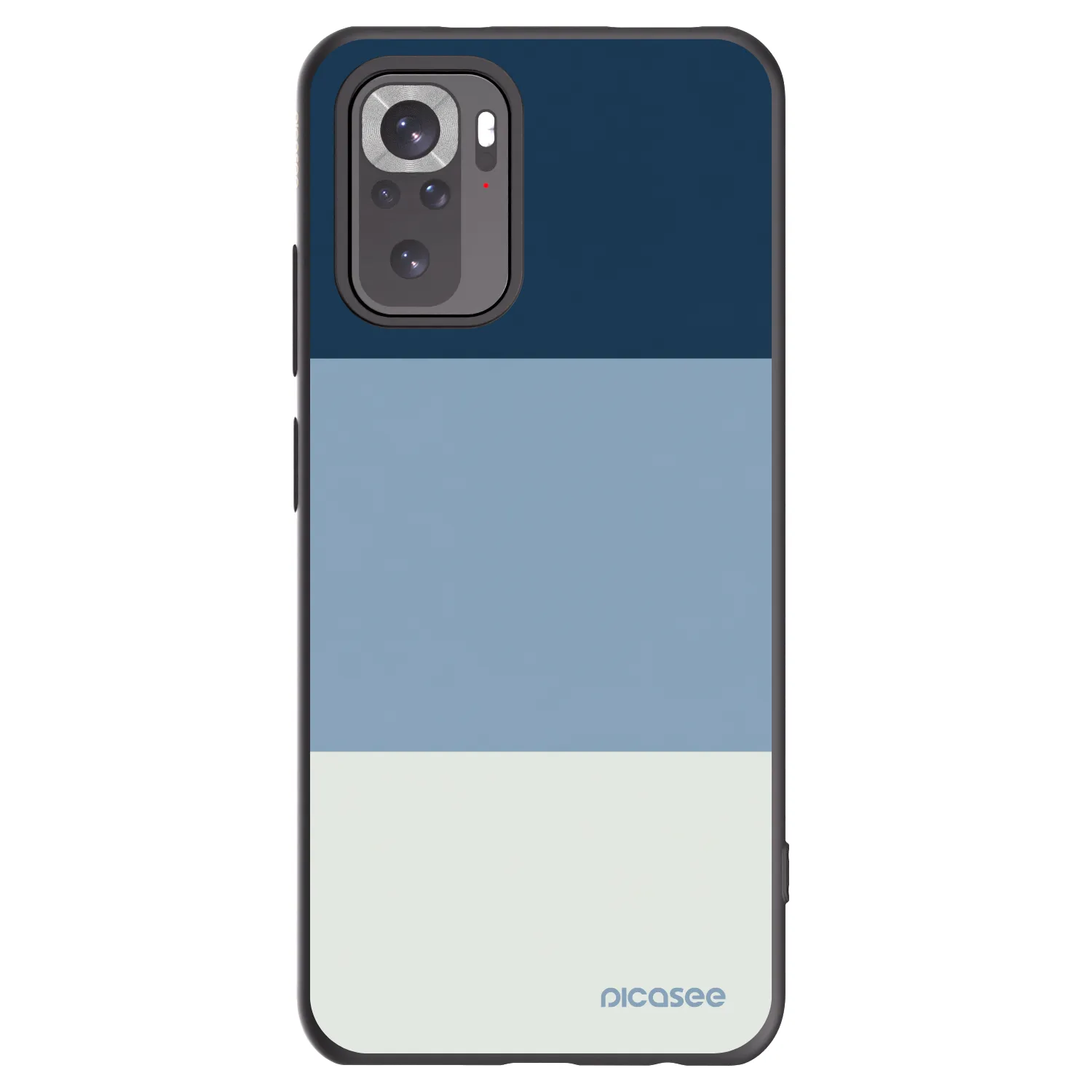 Picasee silikonový černý obal pro Xiaomi Redmi Note 10S - Coastal Blue