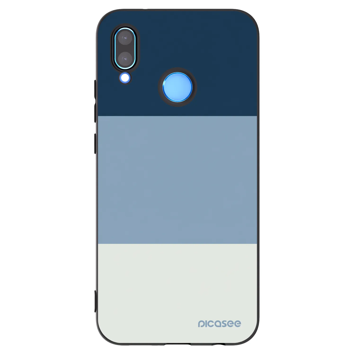 Picasee silikonový černý obal pro Huawei P20 Lite - Coastal Blue