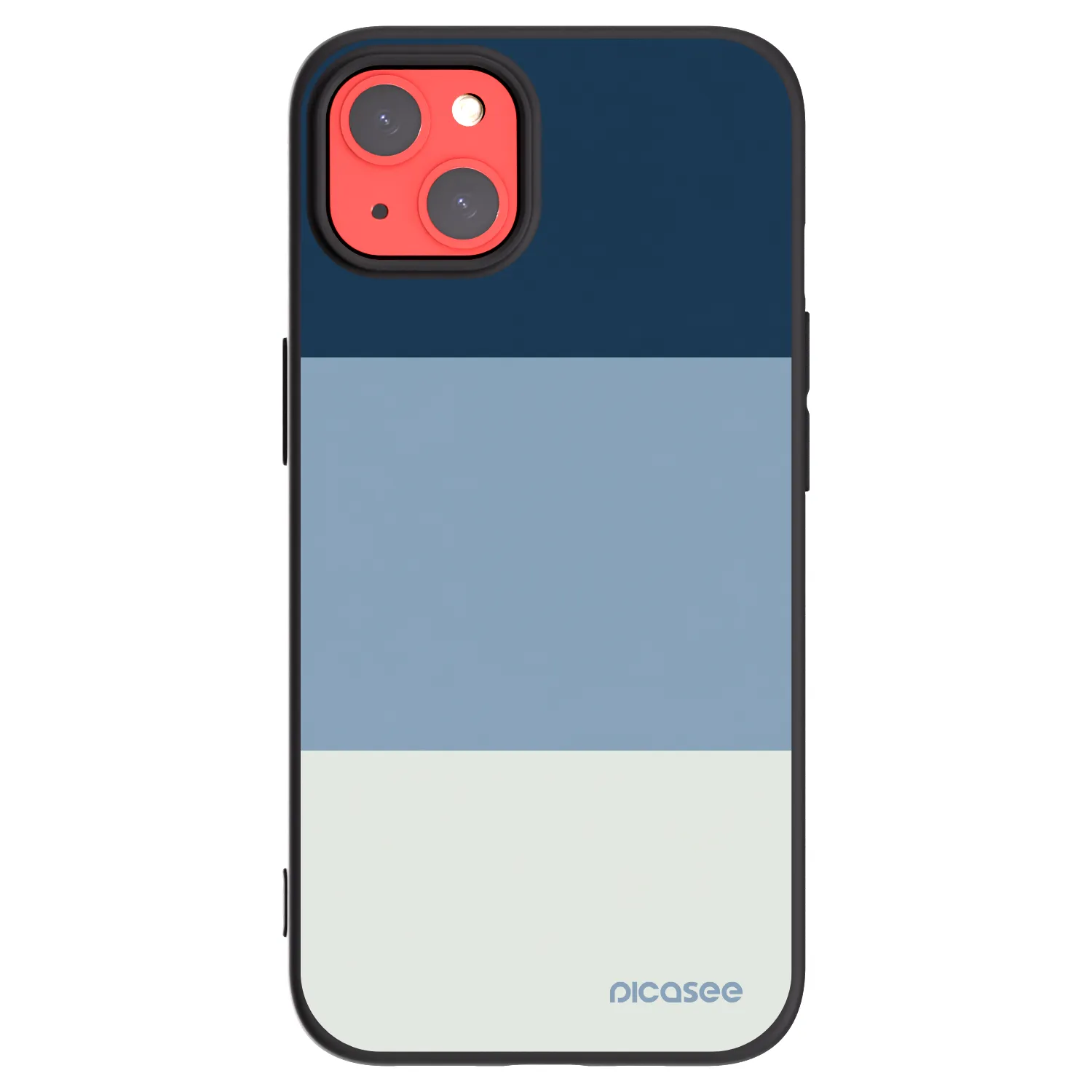 Picasee silikonový černý obal pro Apple iPhone 13 - Coastal Blue