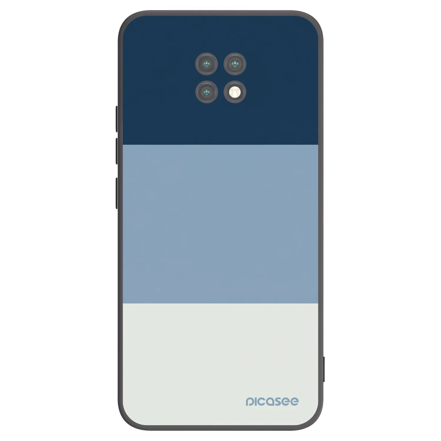 Picasee silikonový černý obal pro Xiaomi Redmi Note 9T - Coastal Blue