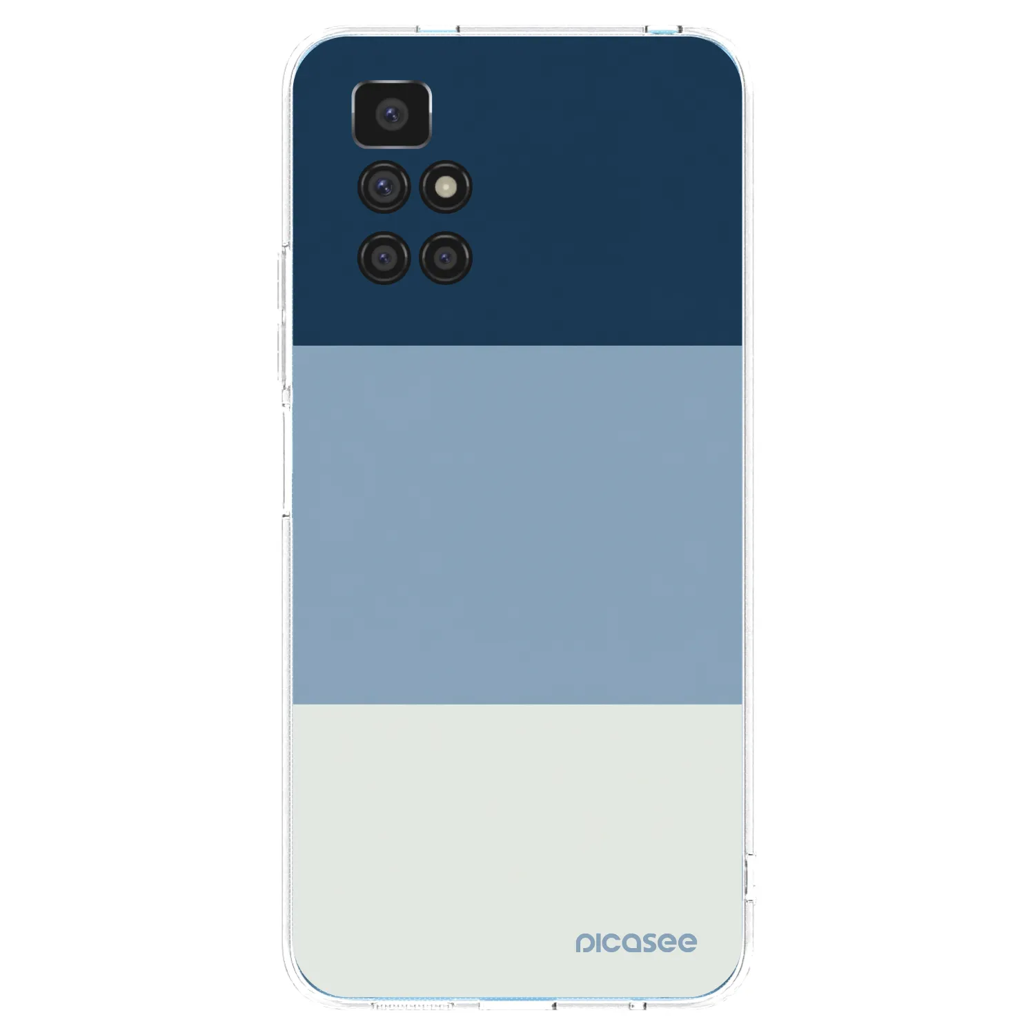 Picasee silikonový průhledný obal pro Xiaomi Redmi 10 - Coastal Blue