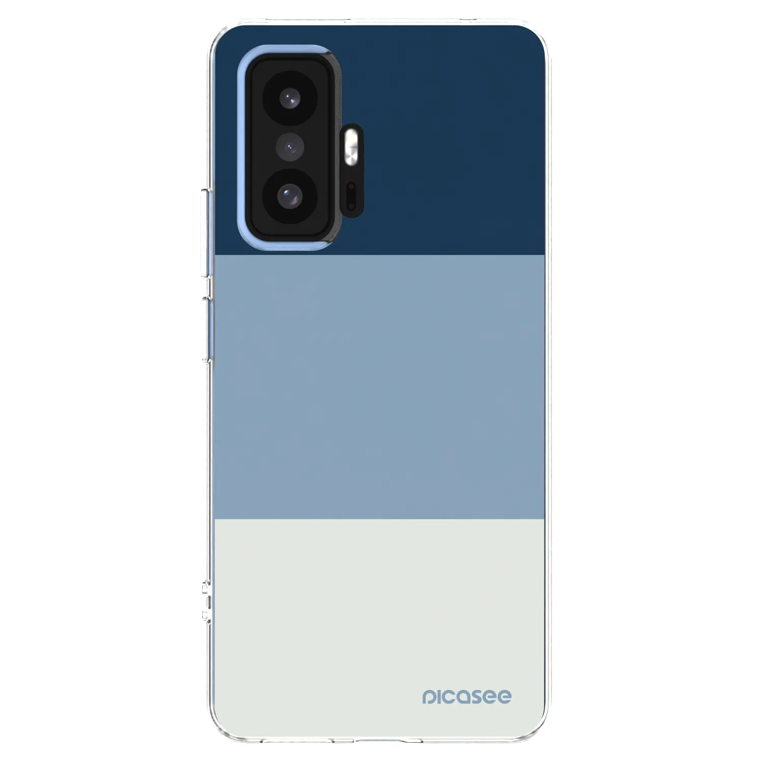 Picasee silikonový průhledný obal pro Xiaomi 11T - Coastal Blue