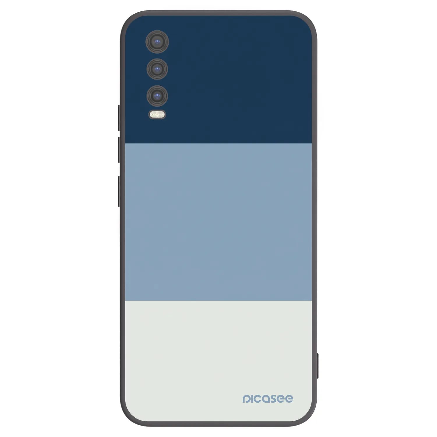 Picasee silikonový černý obal pro Vivo Y20s - Coastal Blue