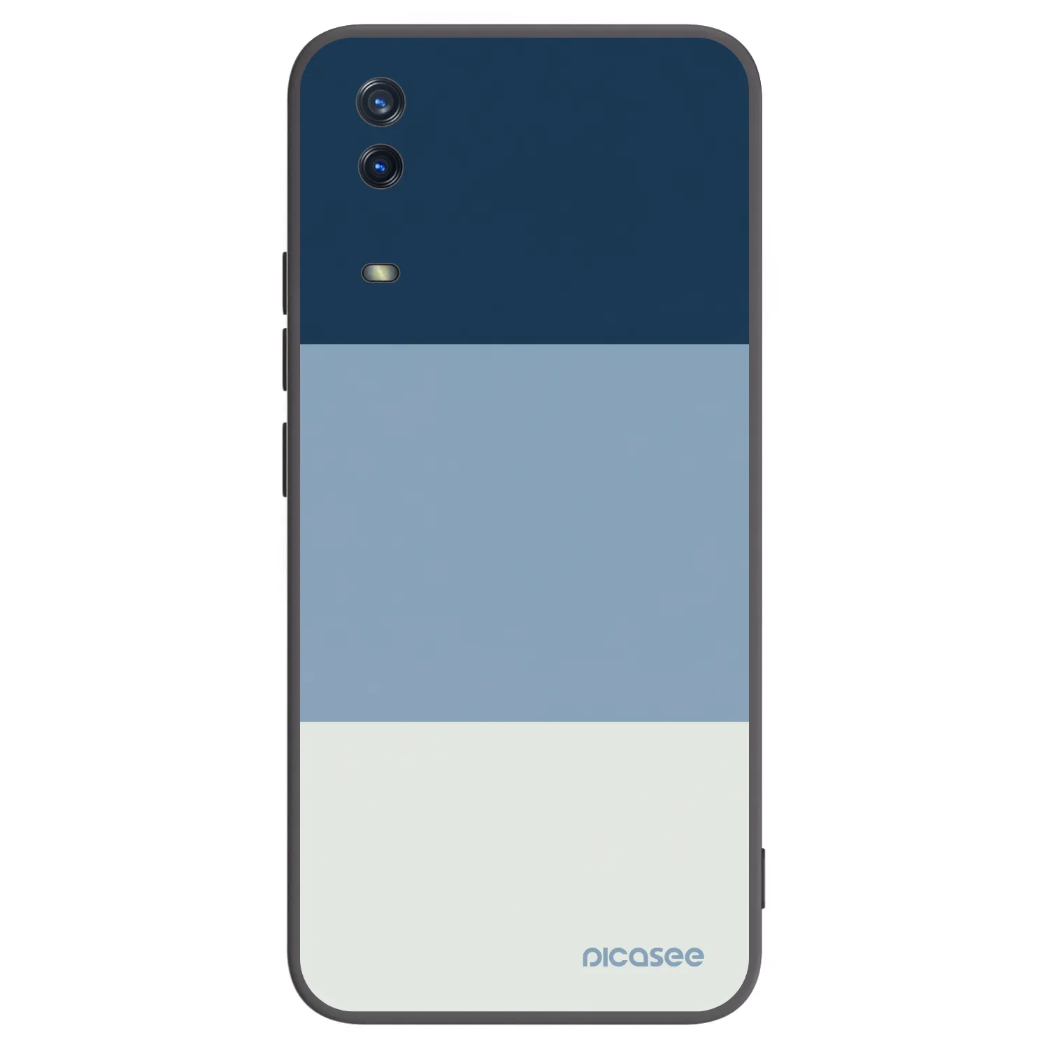 Picasee silikonový černý obal pro Vivo Y11s - Coastal Blue