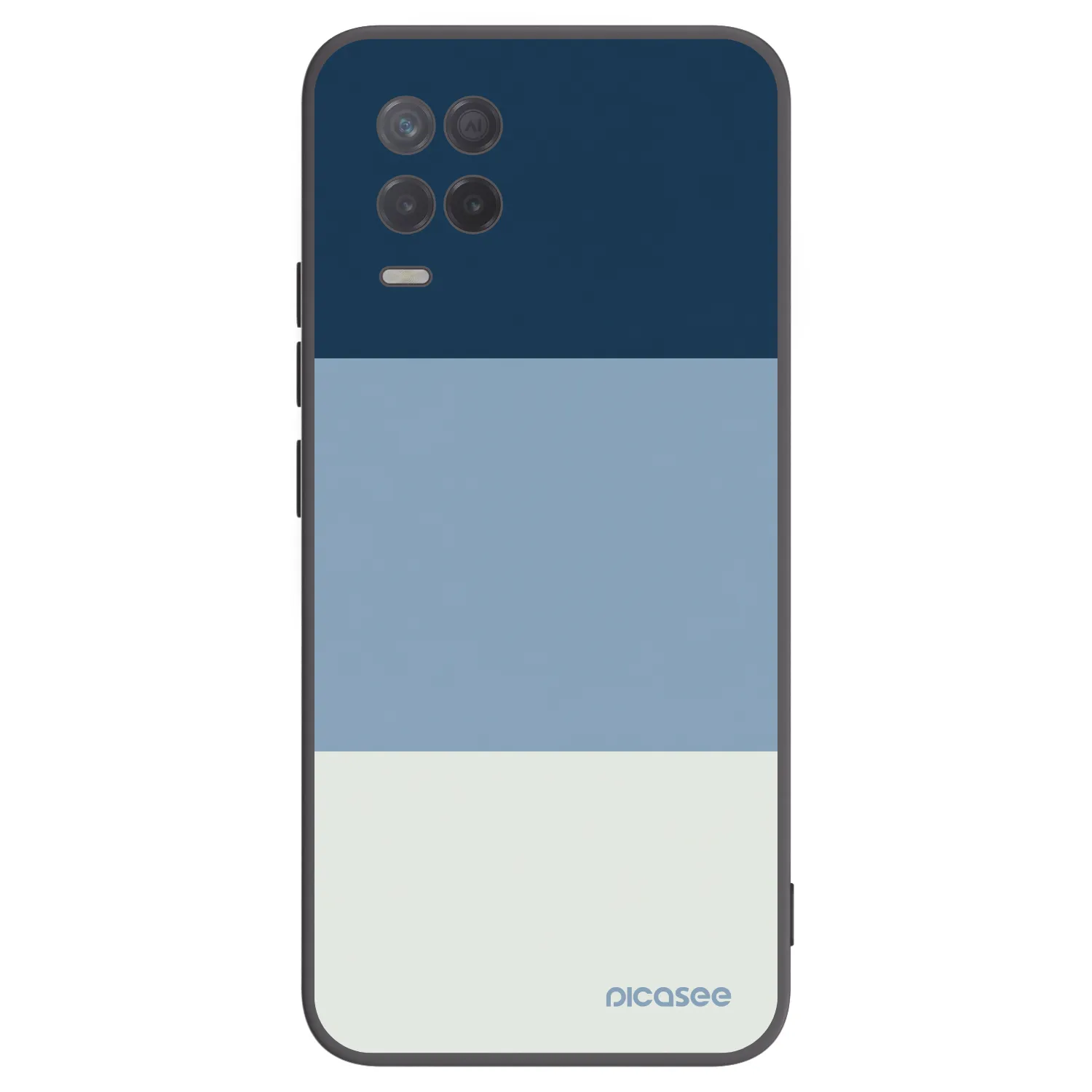 Picasee silikonový černý obal pro Realme 8 5G - Coastal Blue