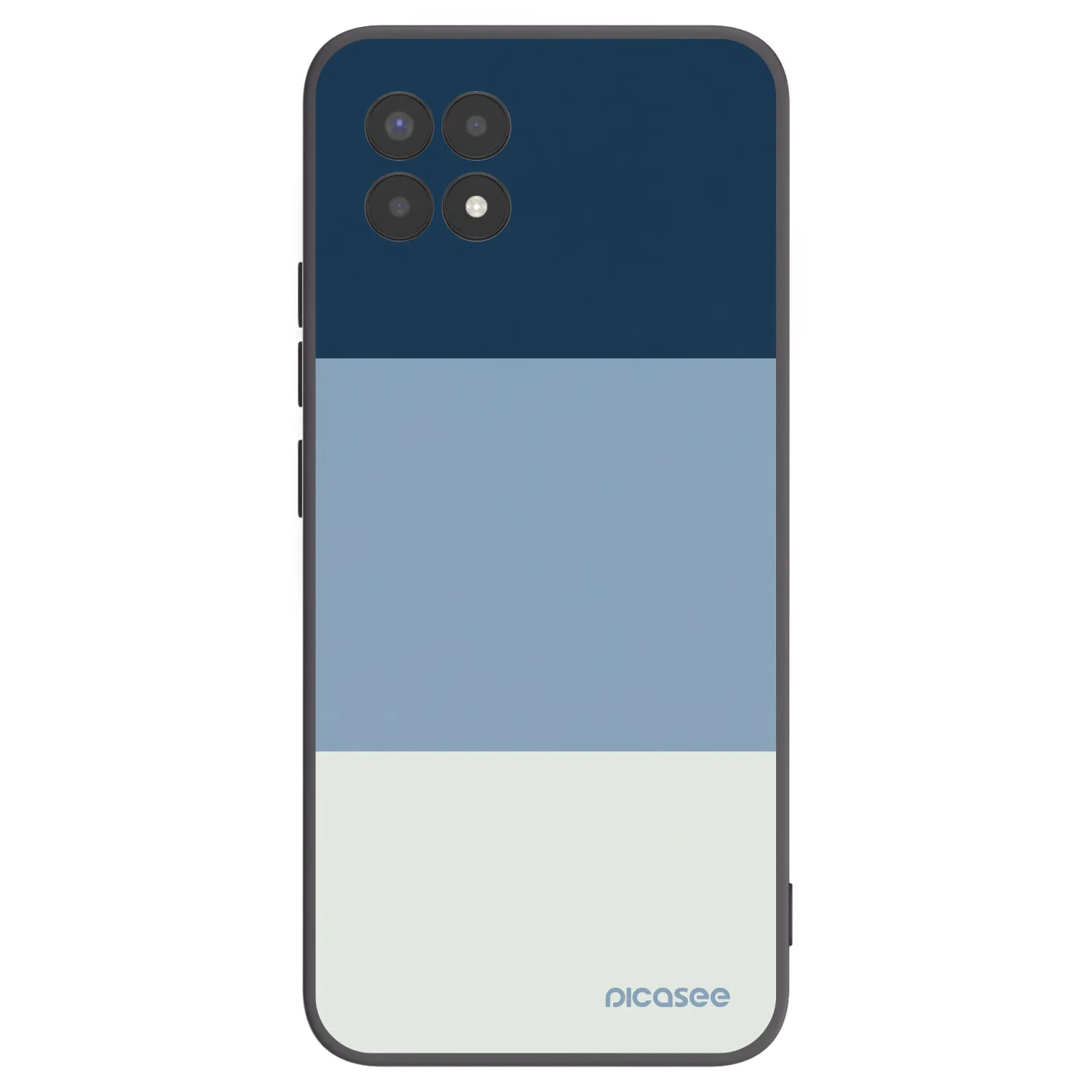 Picasee silikonový černý obal pro Realme 8i - Coastal Blue
