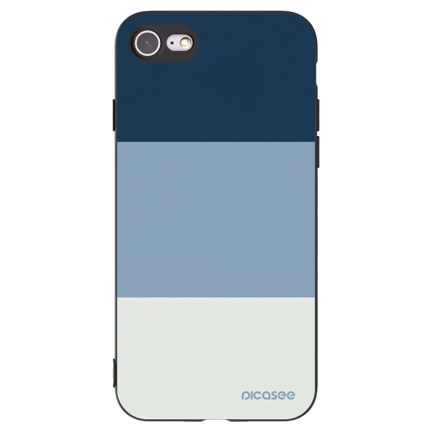Picasee silikonový černý obal pro Apple iPhone SE 2022 - Coastal Blue