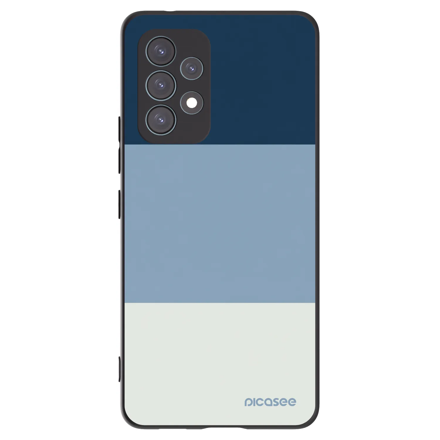 Picasee silikonový černý obal pro Samsung Galaxy A53 5G A536 - Coastal Blue
