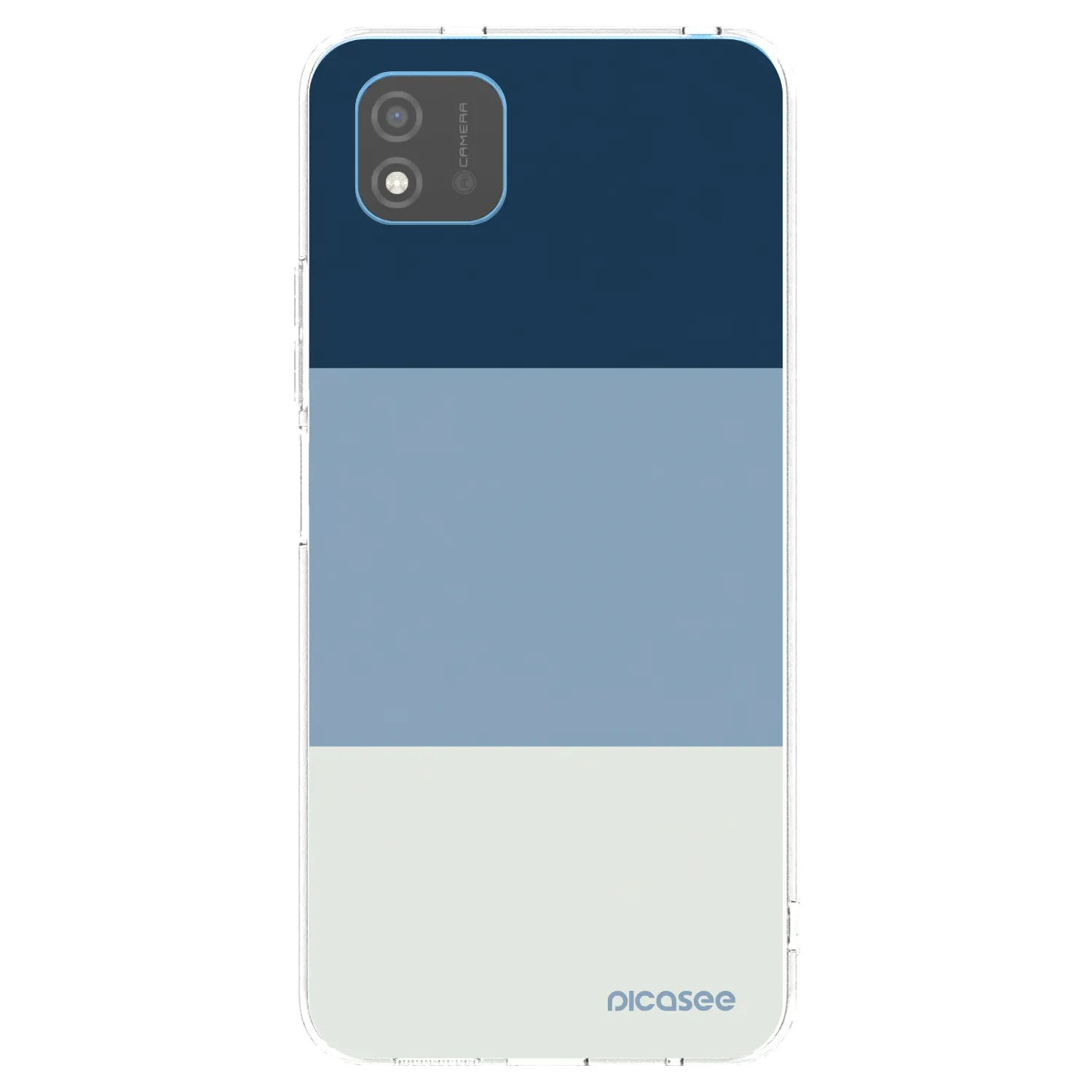 Picasee silikonový průhledný obal pro Realme C11 (2021) - Coastal Blue