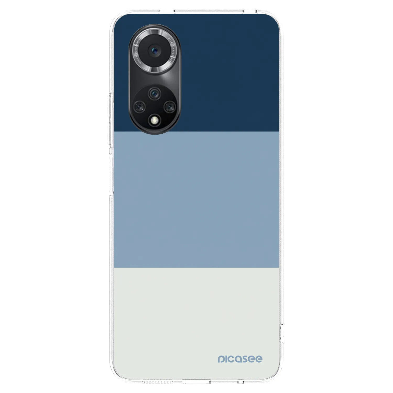 Picasee silikonový průhledný obal pro Huawei Nova 9 SE - Coastal Blue