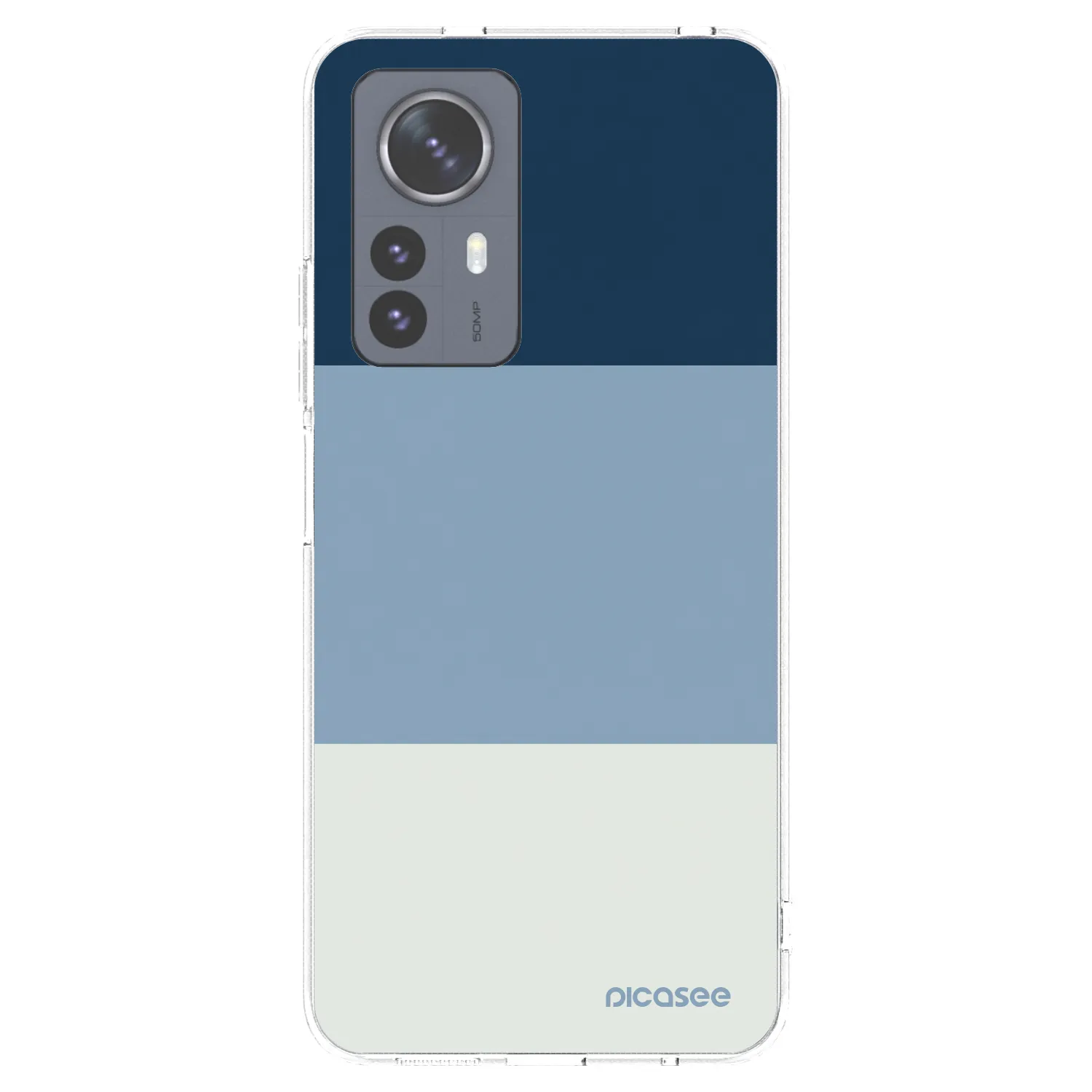 Picasee silikonový průhledný obal pro Xiaomi 12 Pro - Coastal Blue