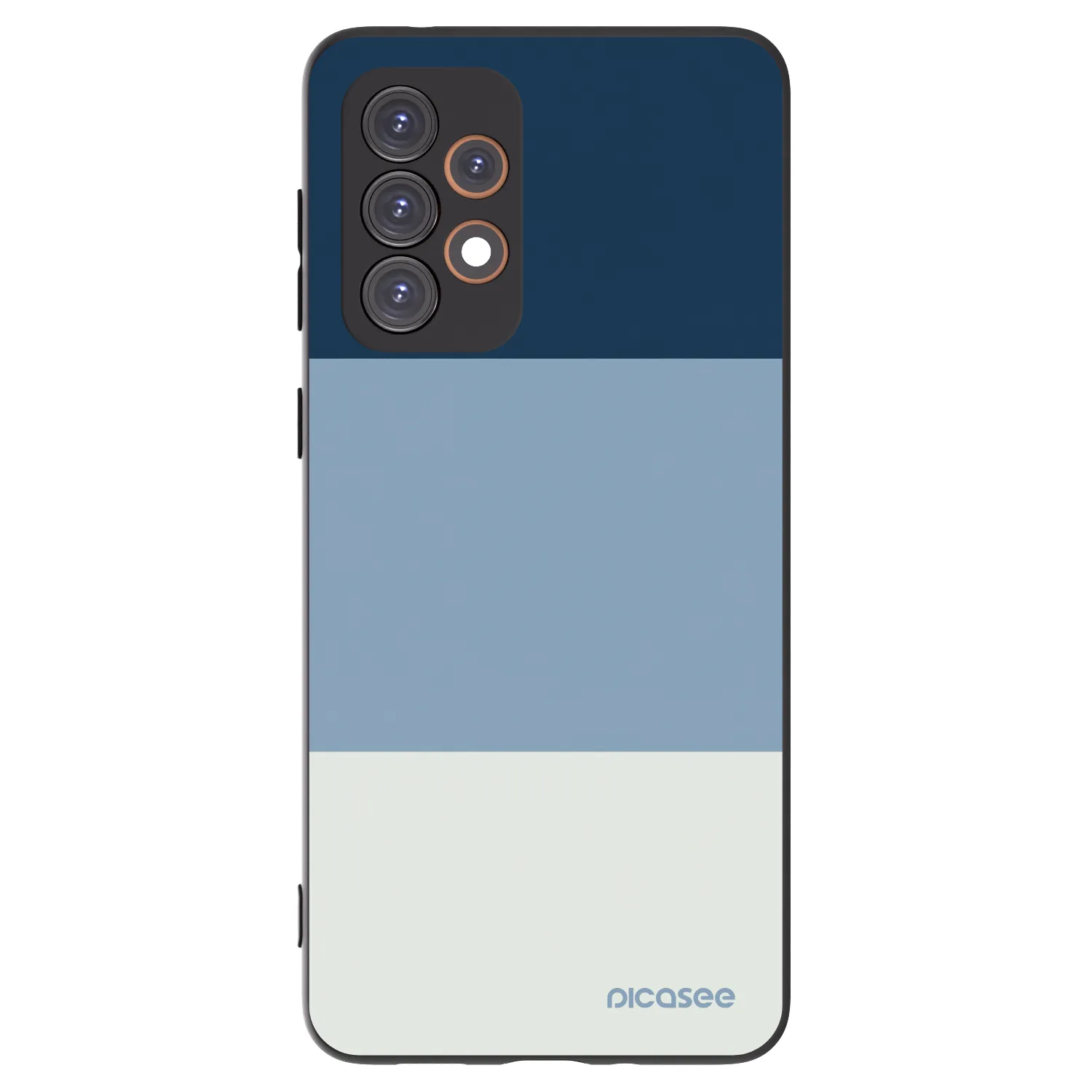 Picasee silikonový černý obal pro Samsung Galaxy A33 5G A336 - Coastal Blue