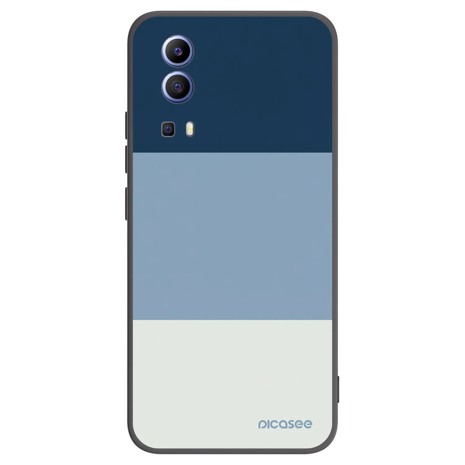 Picasee silikonový černý obal pro Vivo Y52 5G - Coastal Blue