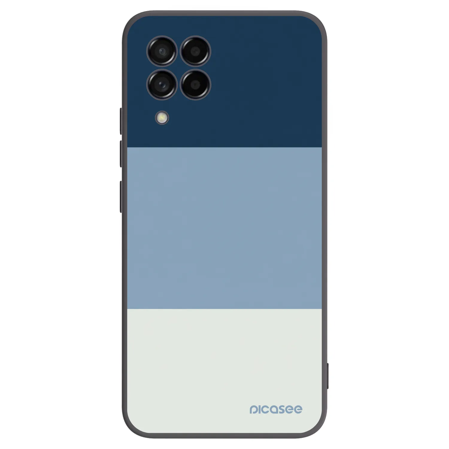 Picasee silikonový černý obal pro Samsung Galaxy M53 5G - Coastal Blue