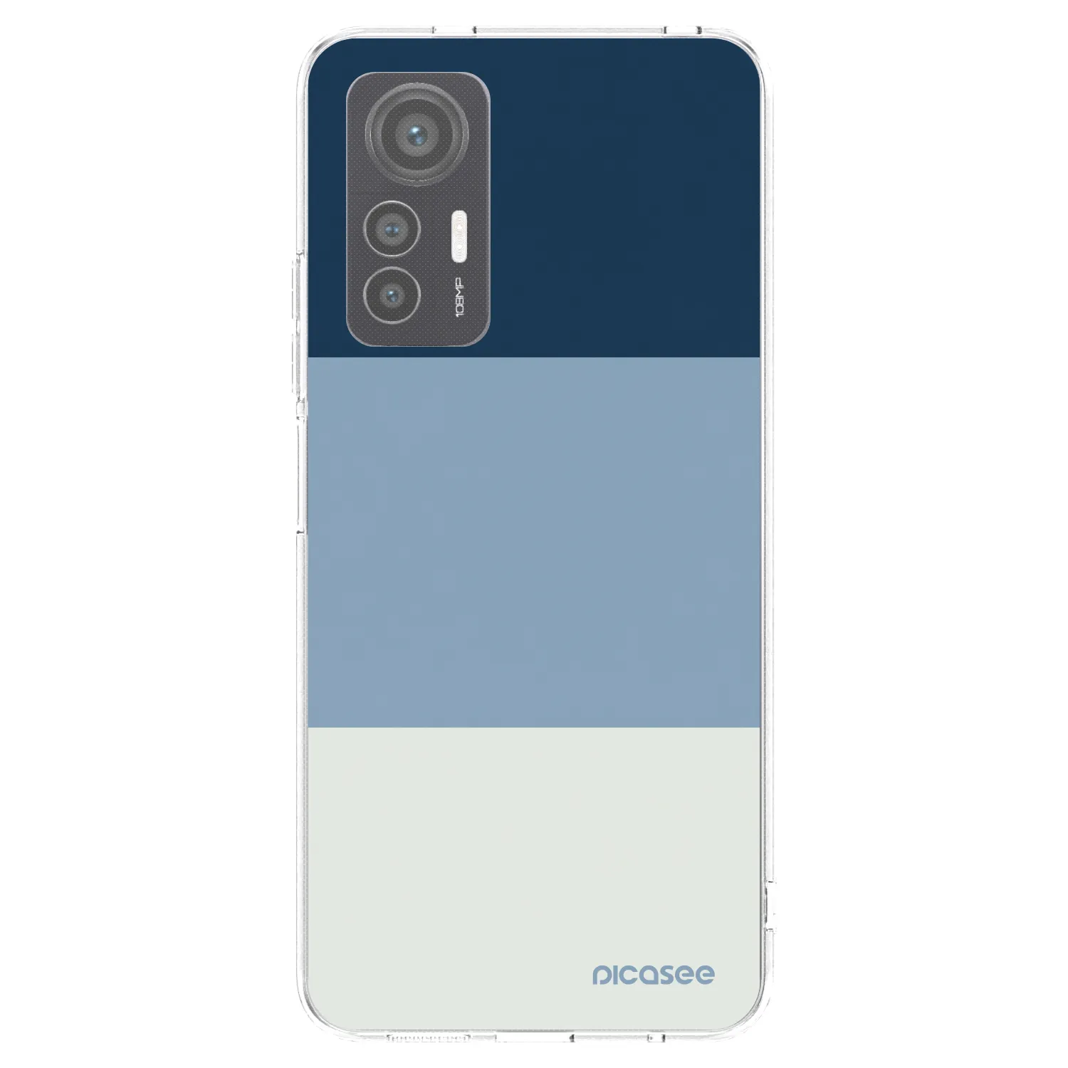 Picasee silikonový průhledný obal pro Xiaomi 12 Lite - Coastal Blue