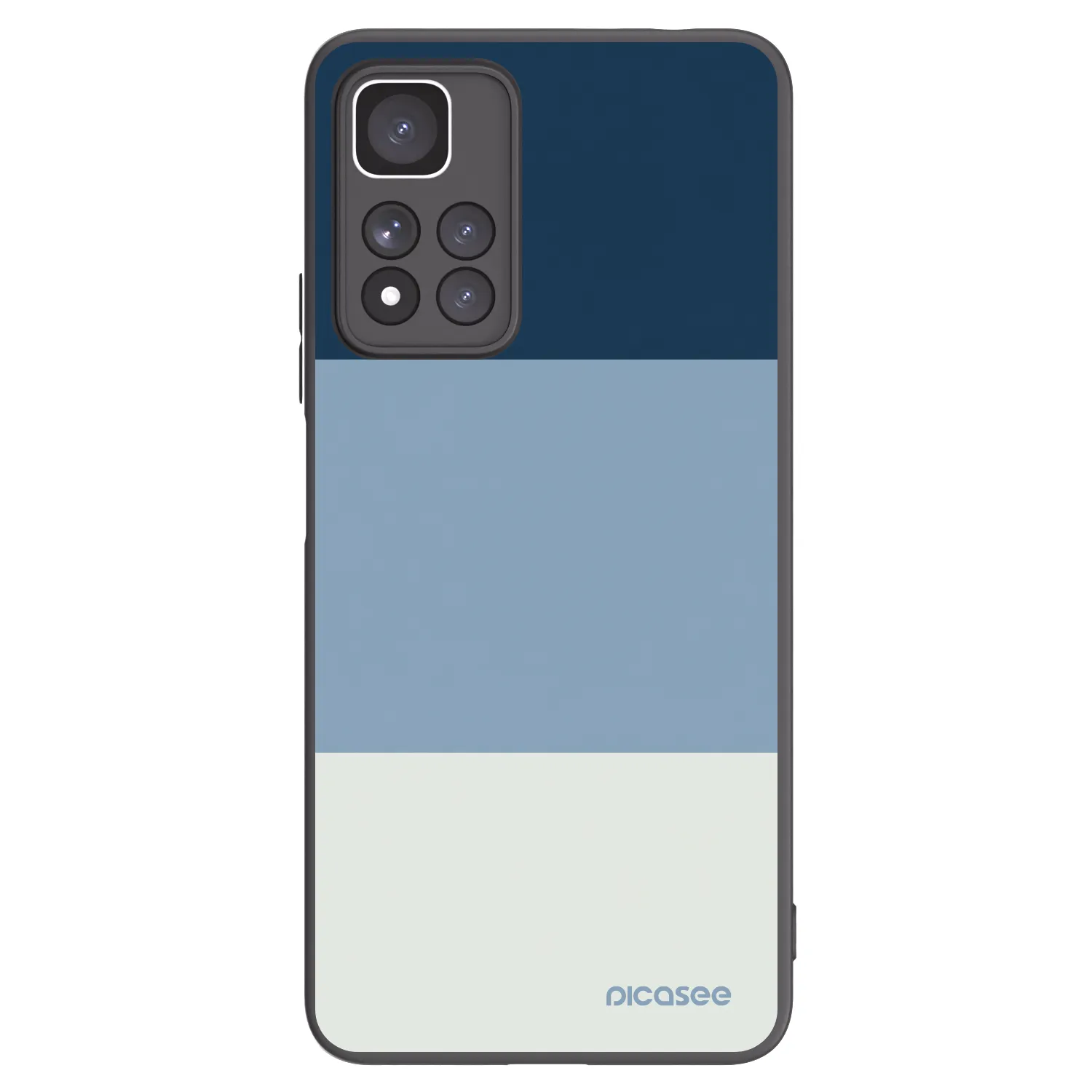 Picasee silikonový černý obal pro Xiaomi Redmi Note 11 Pro+ 5G - Coastal Blue