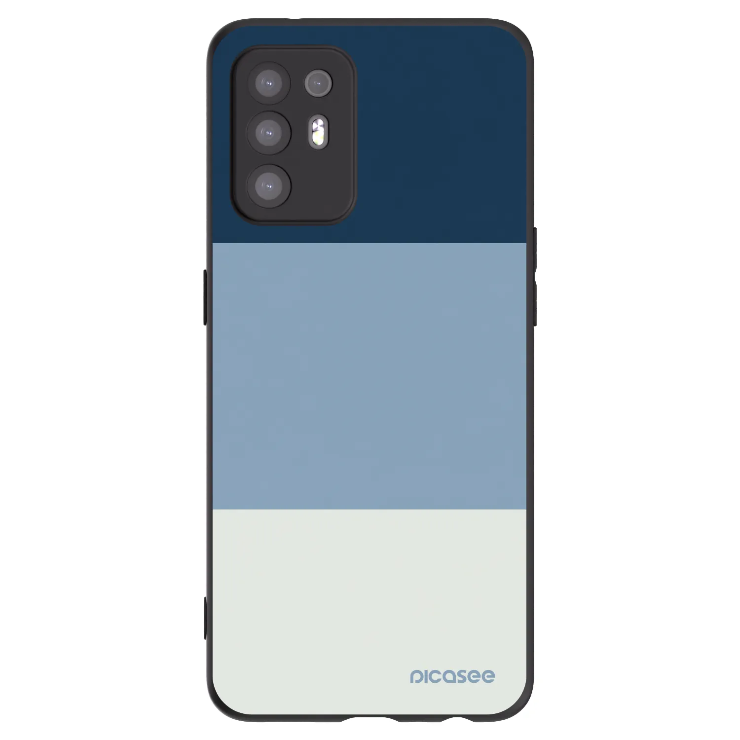 Picasee silikonový černý obal pro OPPO A94 5G - Coastal Blue
