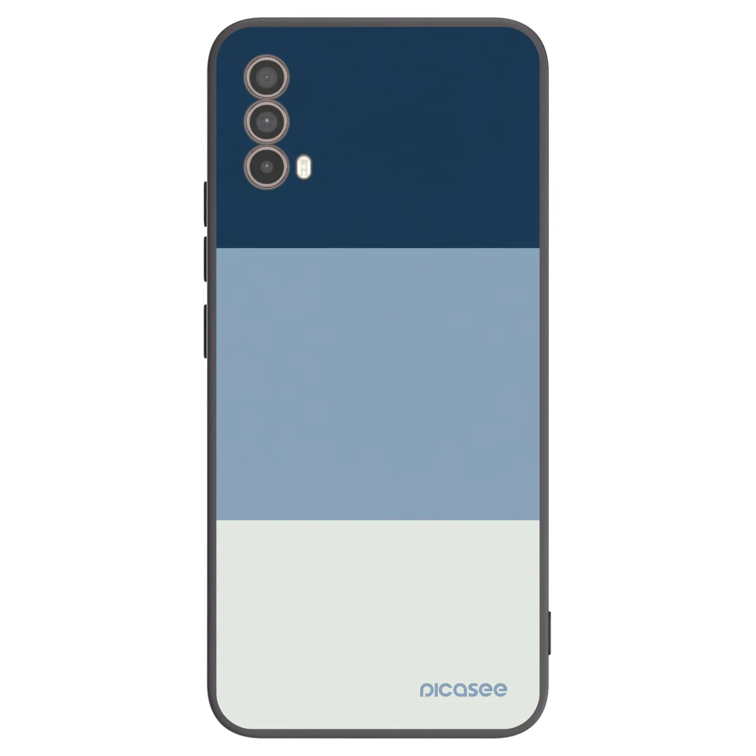 Picasee silikonový černý obal pro Motorola Moto E40 - Coastal Blue