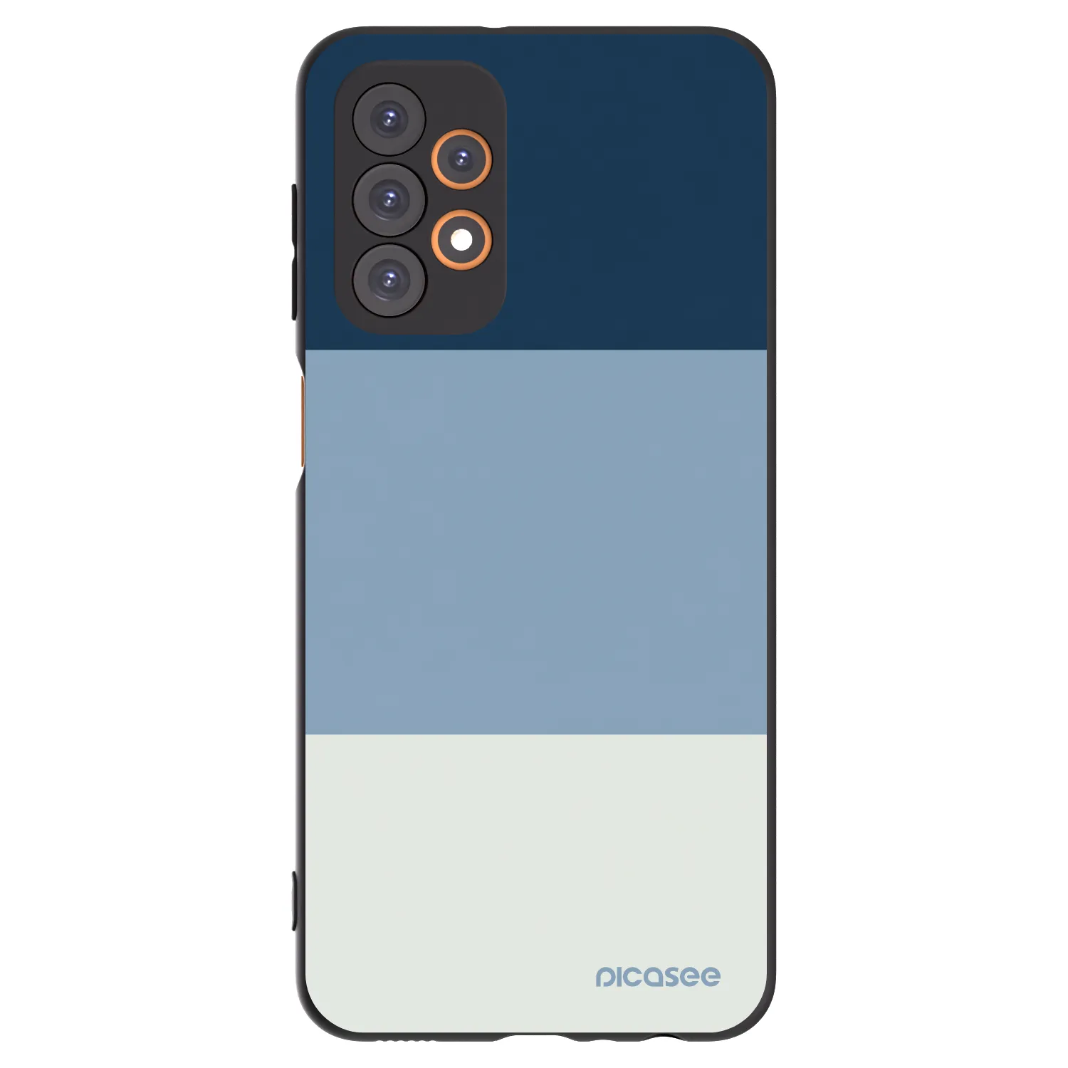 Picasee silikonový černý obal pro Samsung Galaxy A23 A236B 5G - Coastal Blue
