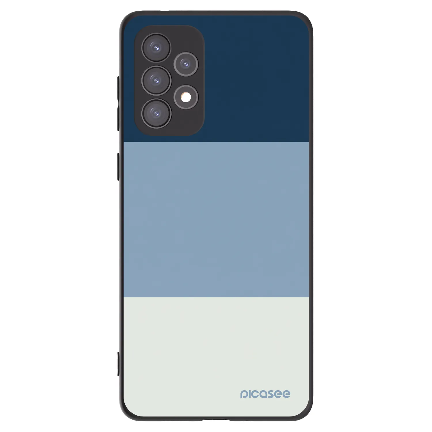 Picasee silikonový černý obal pro Samsung Galaxy A73 5G - Coastal Blue