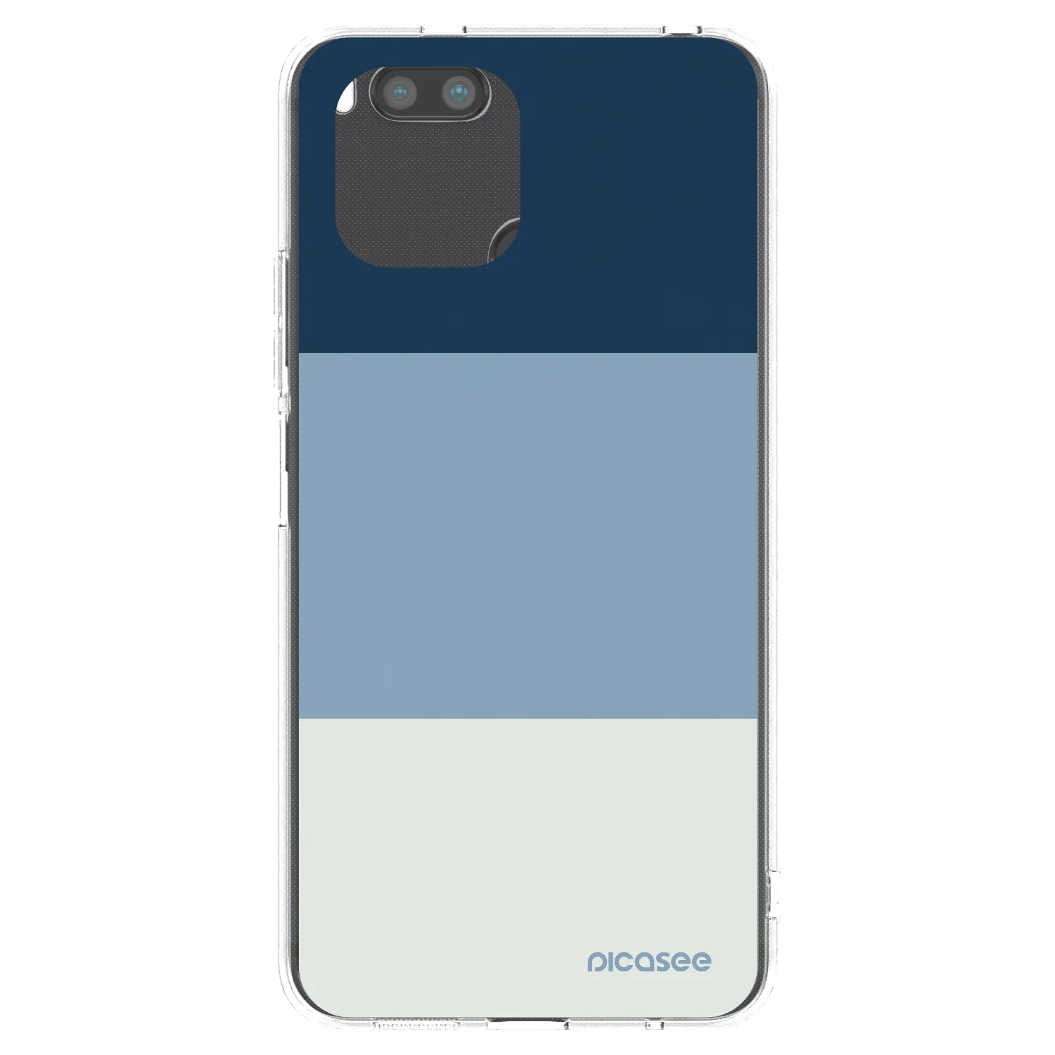 Picasee silikonový průhledný obal pro Xiaomi Redmi A1 - Coastal Blue