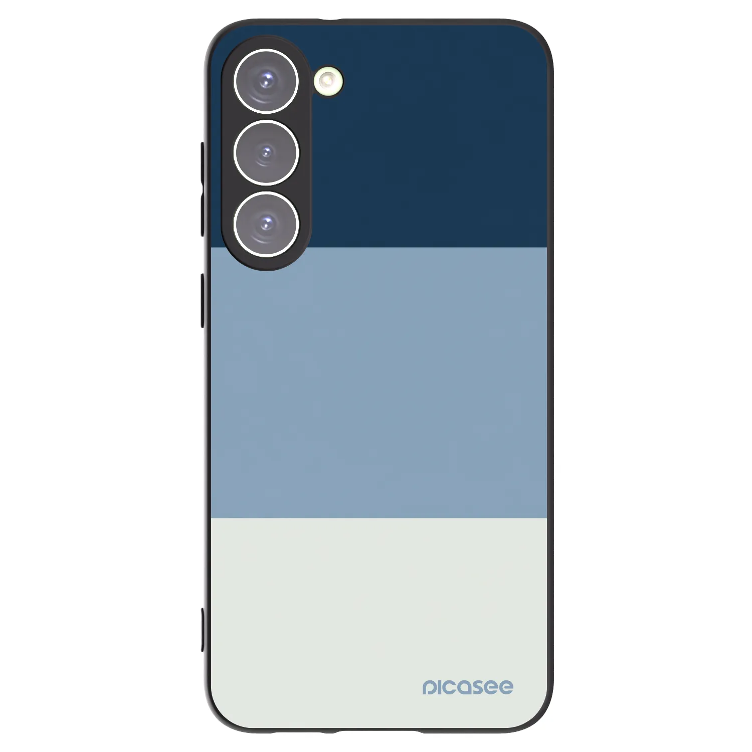 Picasee silikonový černý obal pro Samsung Galaxy S23+ 5G - Coastal Blue