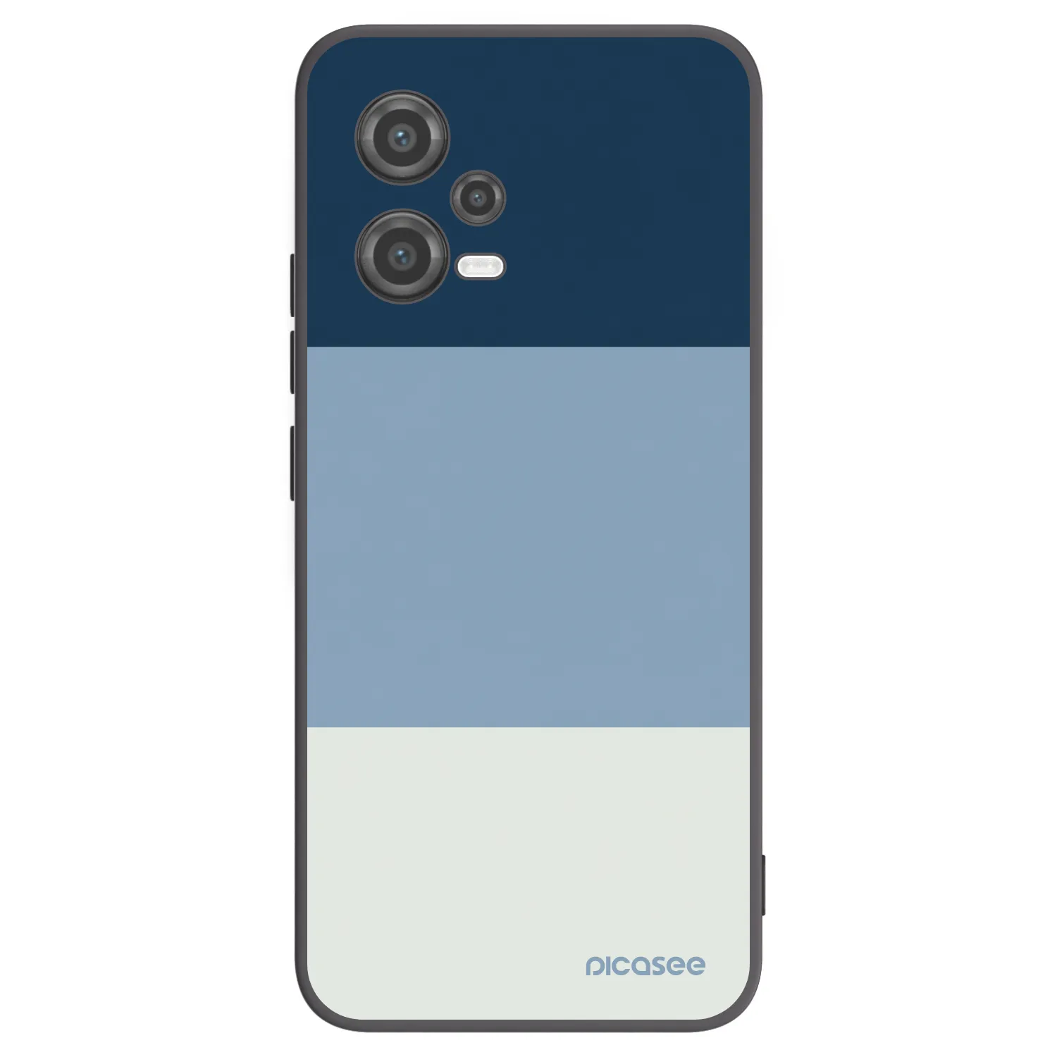 Picasee silikonový černý obal pro Xiaomi Poco X5 - Coastal Blue