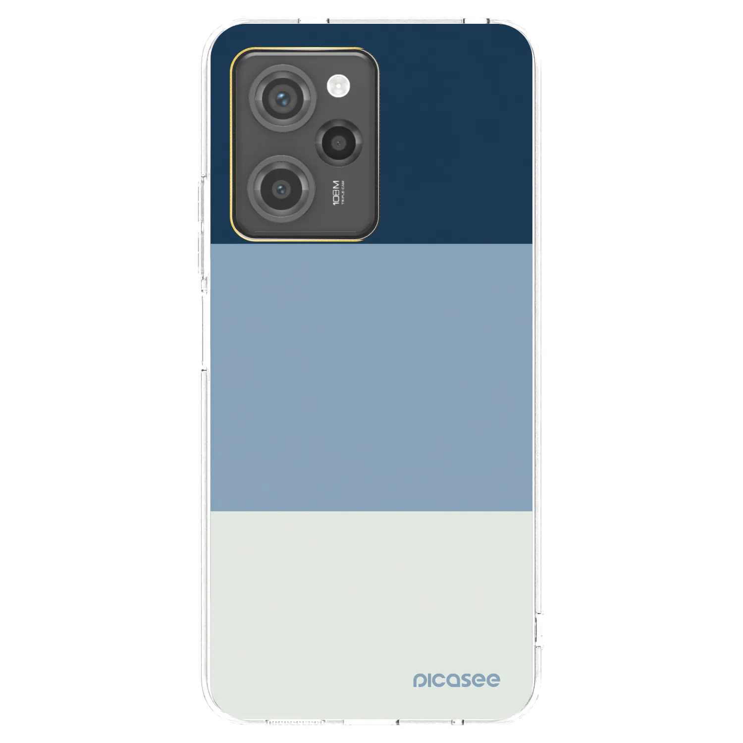Picasee silikonový černý obal pro Xiaomi Poco X5 Pro - Coastal Blue
