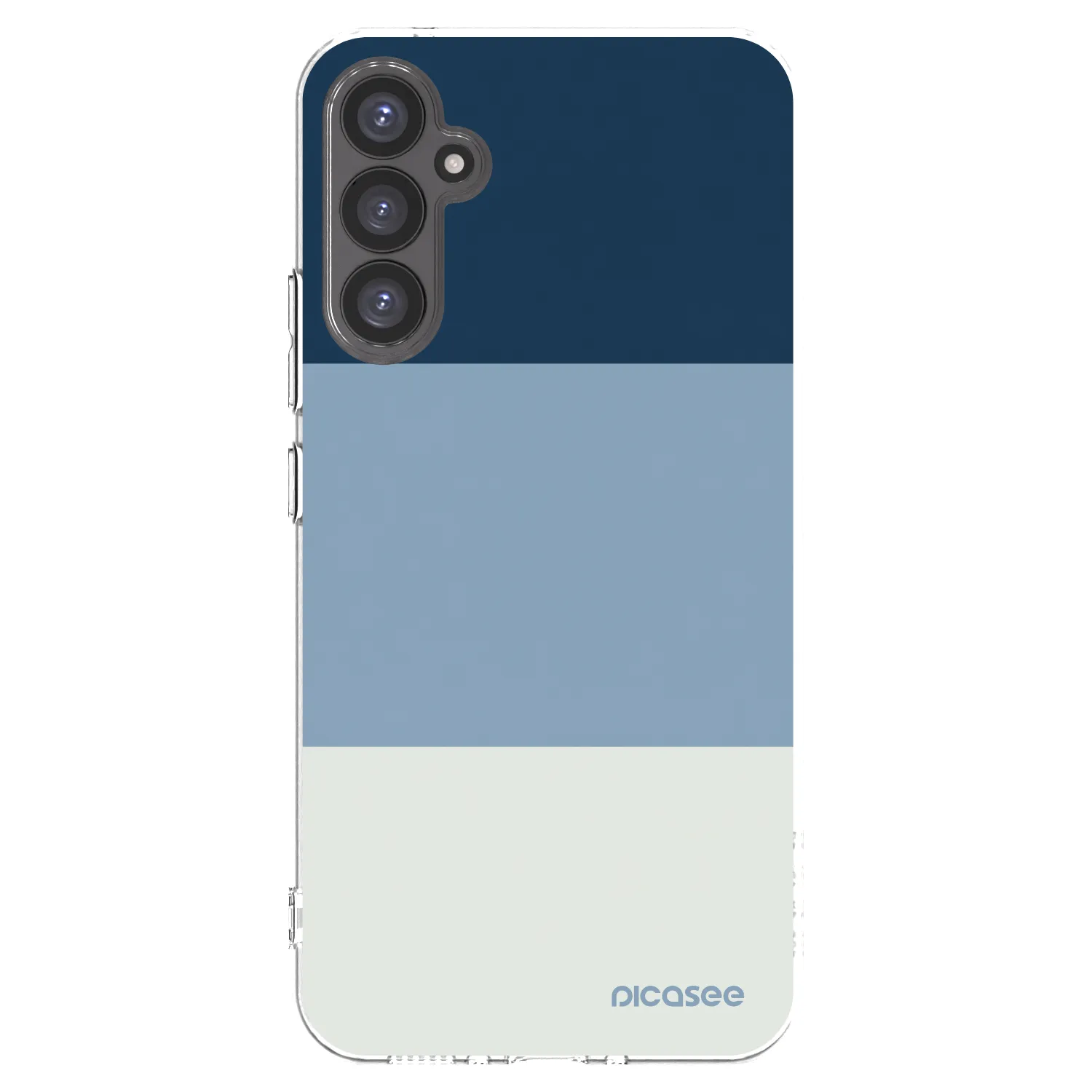 Picasee silikonový průhledný obal pro Samsung Galaxy A34 5G A346B - Coastal Blue