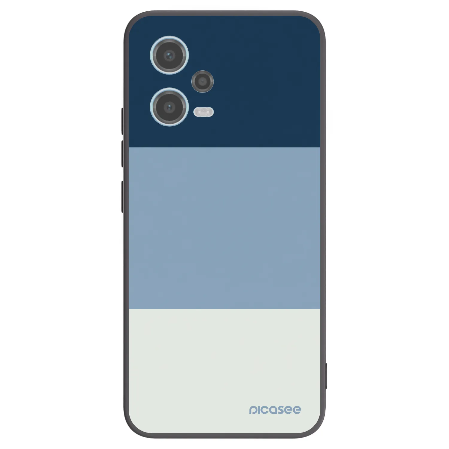 Picasee silikonový černý obal pro Xiaomi Redmi Note 12 5G - Coastal Blue