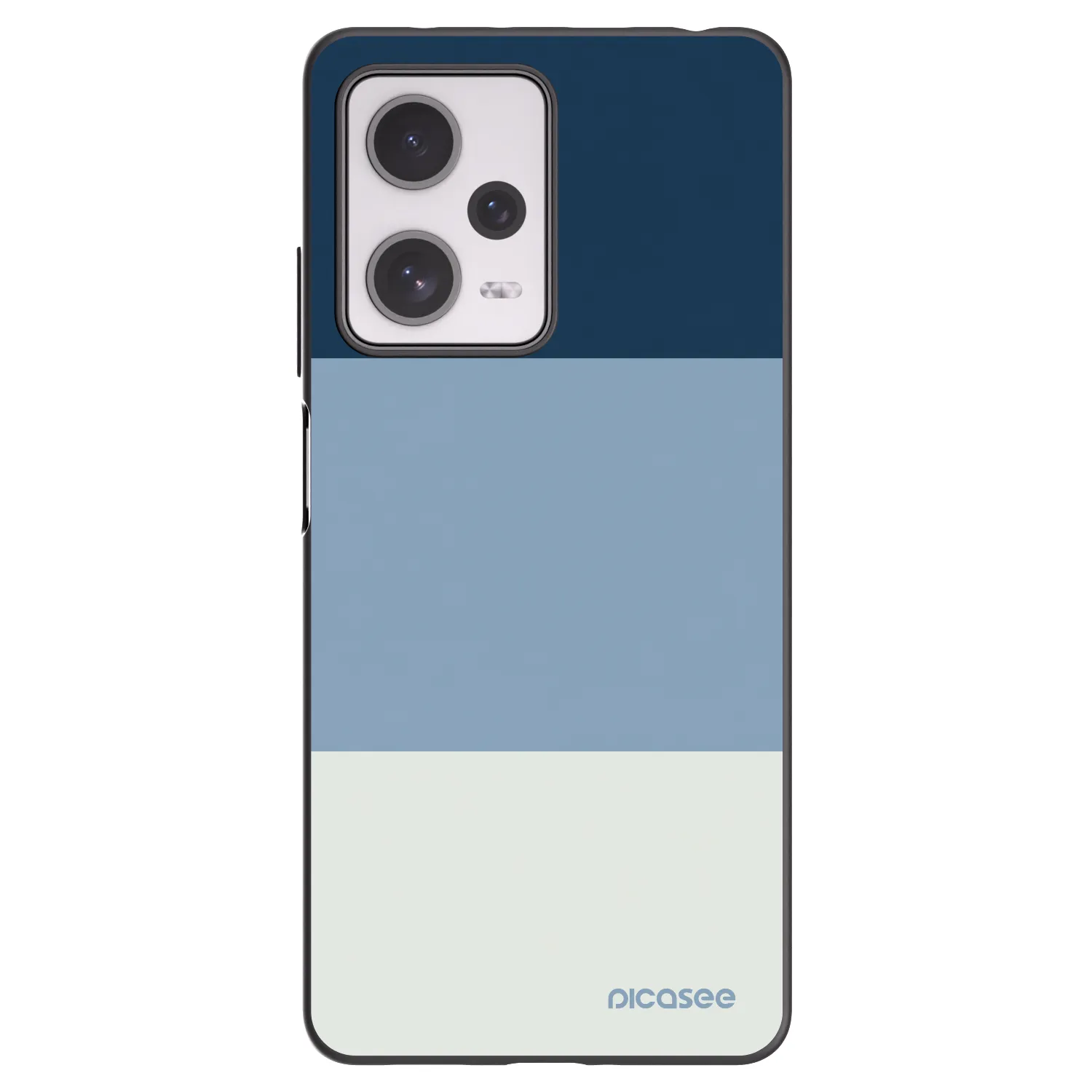 Picasee silikonový černý obal pro Xiaomi Redmi Note 12 Pro+ 5G - Coastal Blue