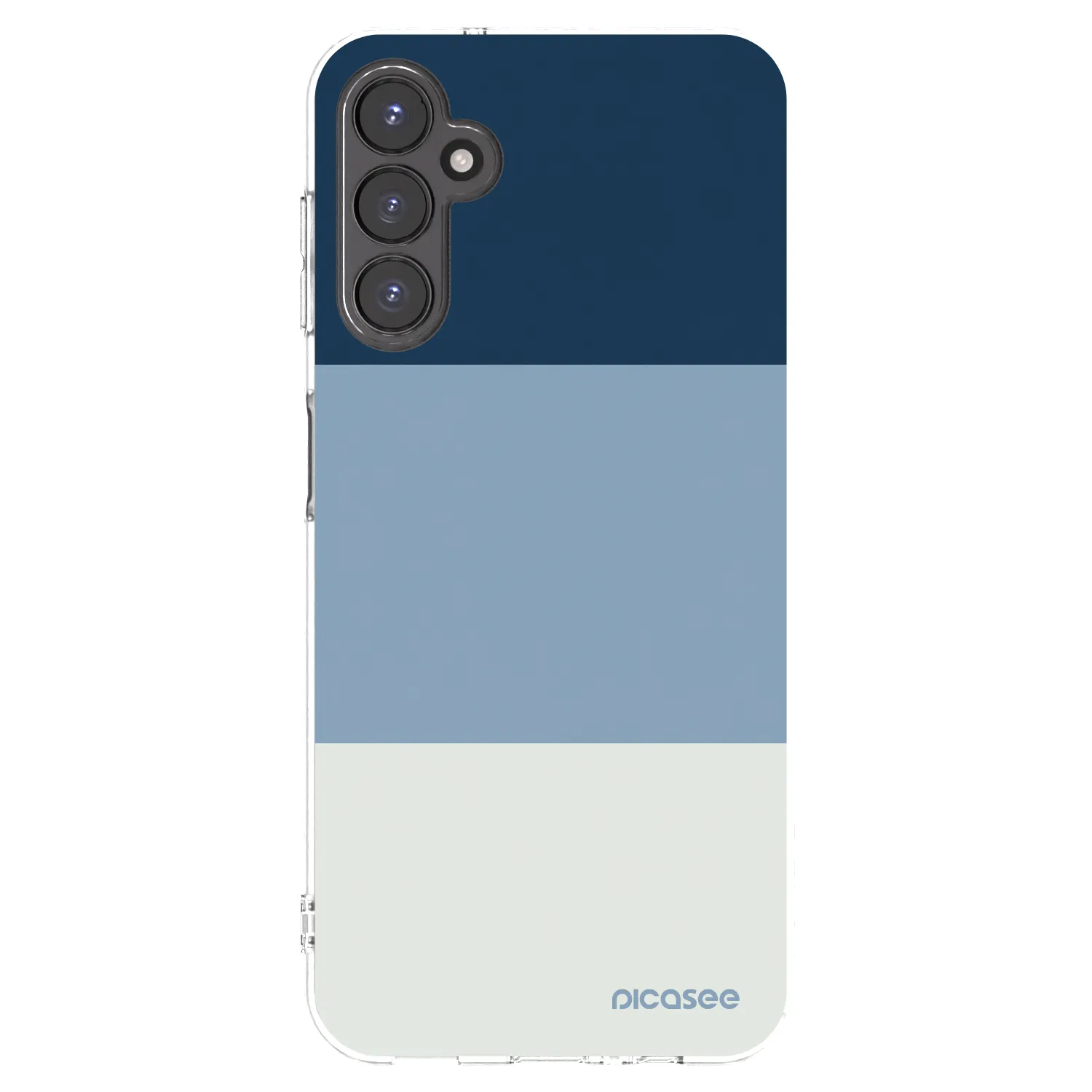 Picasee silikonový průhledný obal pro Samsung Galaxy A14 4G A145R - Coastal Blue