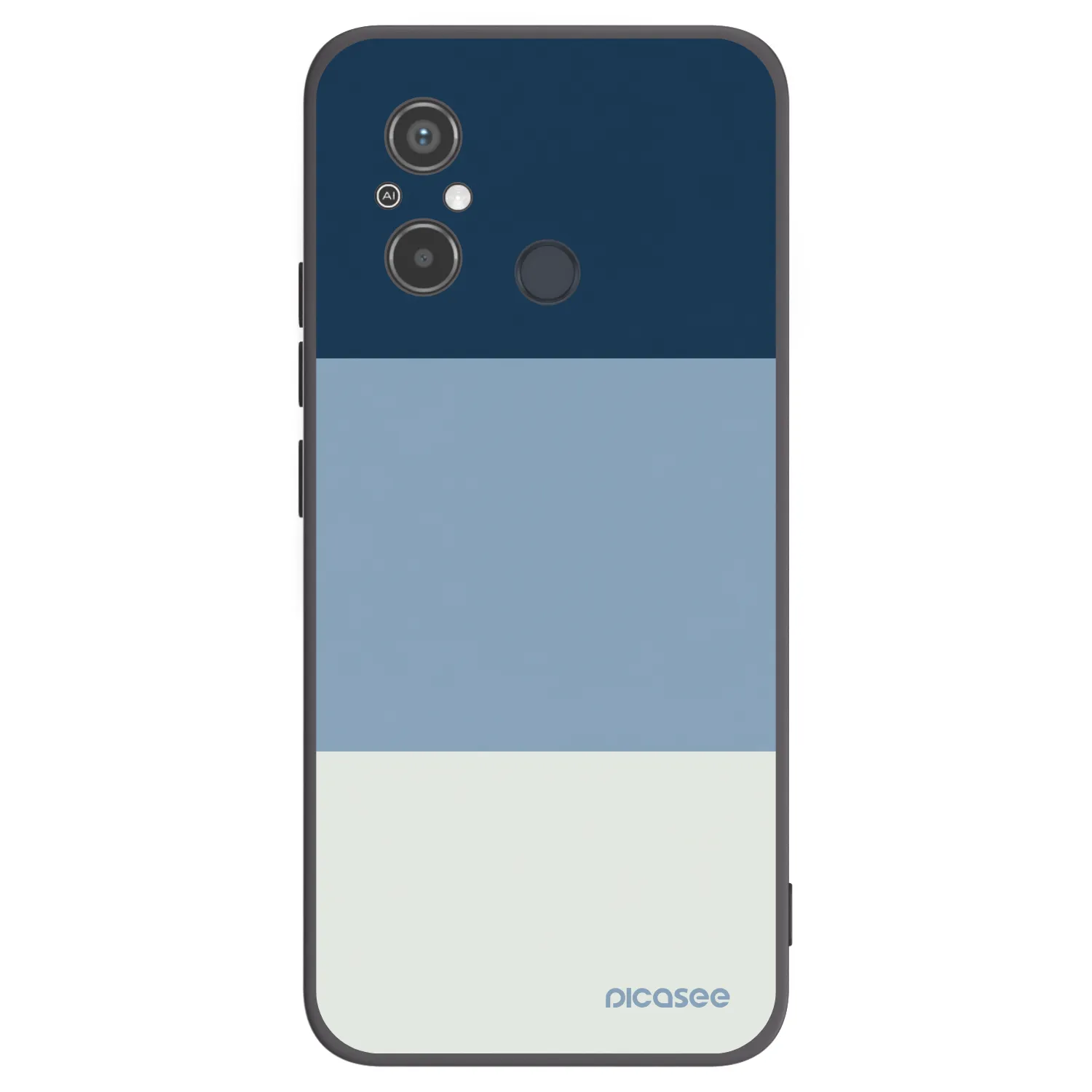 Picasee silikonový černý obal pro Xiaomi Redmi 12C - Coastal Blue