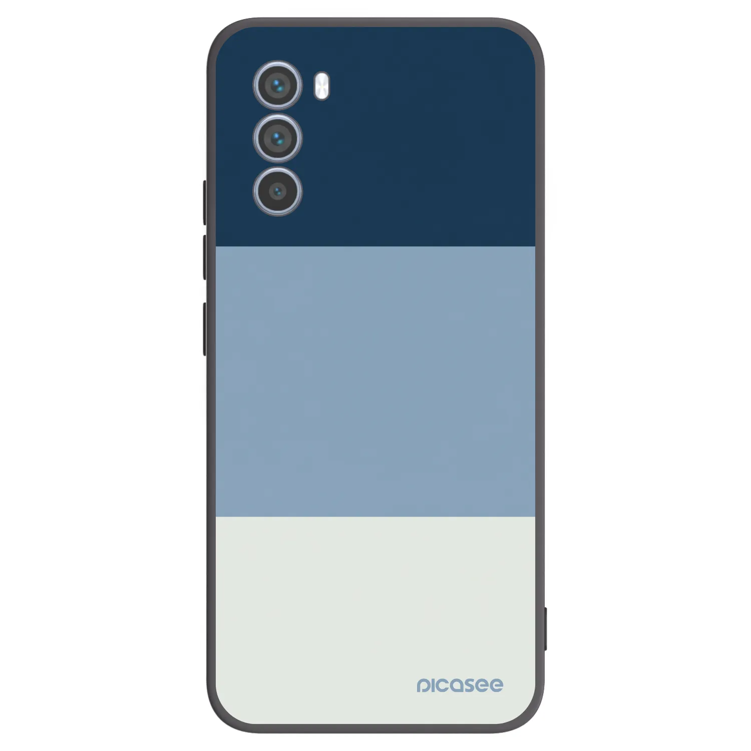 Picasee silikonový černý obal pro Motorola Moto G62 - Coastal Blue