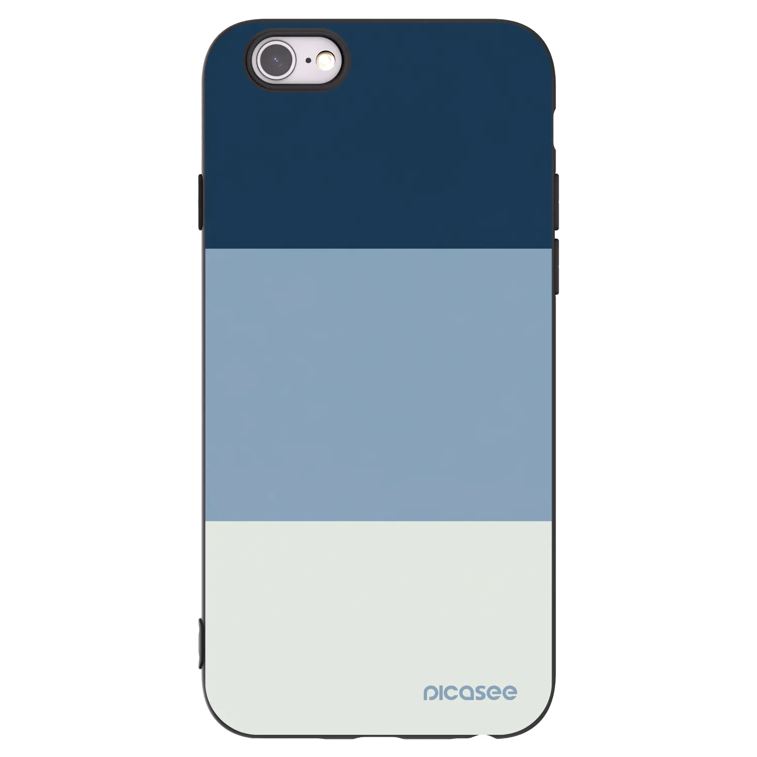 Picasee silikonový černý obal pro Apple iPhone 6/6S - Coastal Blue